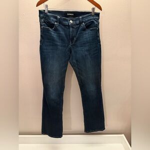 Express Dark Blue Straight Leg Jeans 12P